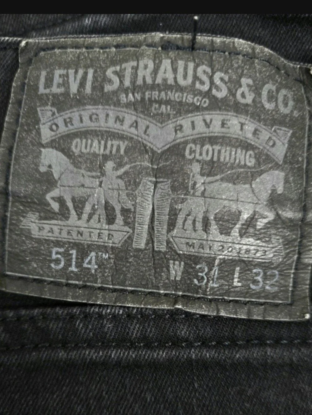 Men's Levi's 514 Straight Fit Jeans Size 31 x 32 Native Call